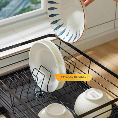 Space Saving Dish Drainer Drying Rack