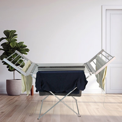 Space Saving Foldable Electric Clothes Airer DIY at B Q