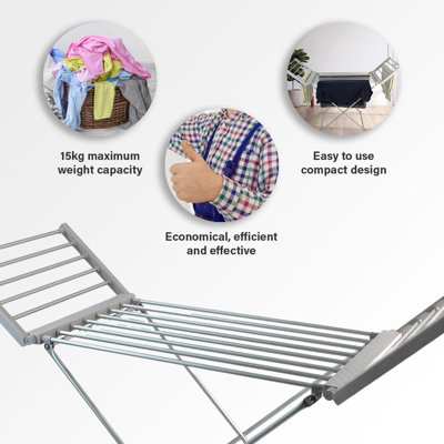 Space Saving Foldable Electric Clothes Airer