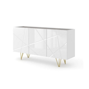 Space Sideboard Cabinet in White W1600mm x H850mm x D520mm