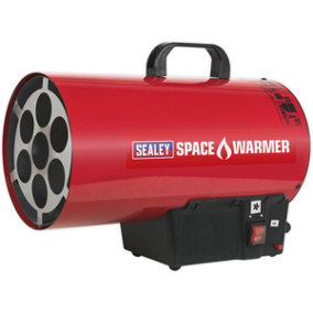 Space Warmer Propane Heater - 54500 Btu/hr - Gas Regulator & Hose - 230V