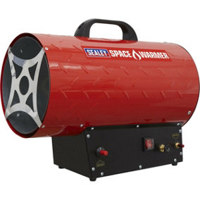 Space Warmer Propane Heater - 61000 to 102000 Btu/hr - Gas Regulator & Hose