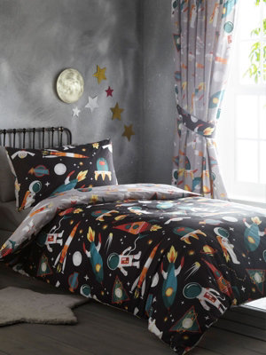 Spaceman Single Duvet Cover and Pillowcase