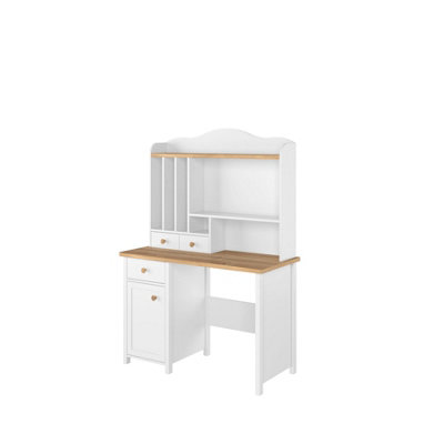 Spacious Children's Desk with Hutch (H)1610mm (W)1100mm (D)520mm - Organise in Style
