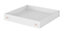 Spacious Luna Under-Bed Drawer in White Matt & Pink - Ample 980mm x 150mm x 960mm Storage Solution