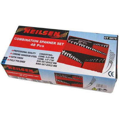 thumbnail image 2 of Hilka 8-Piece Deep Offset Ring Spanner Set – Metric 6-22mm – Chrome Vanadium – 16700802 2 of 4
