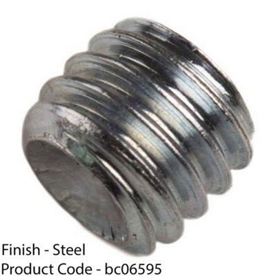 Spare Door Handle Lever Grub Screw - Steel Thread Terminator