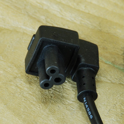 Spare Mains Power Cord C5 1m, commonly used with laptops or notebooks