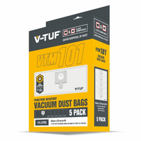 Spare Pack of 5 Bags for V-TUF MINI