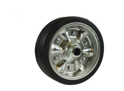 Spare TT Jockey Wheel - Small - High-Quality Rubber Tyre.