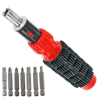 SPARES2GO 100 Piece Screwdriver Ratchet & Socket Bit Tool Box Set