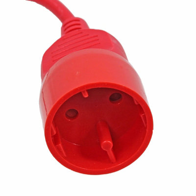 SPARES2GO 10m Mains Power Cable UK 3 Pin Plug Compatible with Qualcast Lawnmower Strimmer