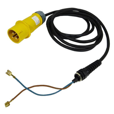 SPARES2GO 110v Cable Power Lead Compatible with Belle Minimix 150 M12 Cement Mixer