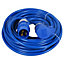 SPARES2GO 16A Extension Lead 14m 240V 2.5mm Heavy Duty Power Cable Cord 3-Pin 2P+E (Blue)