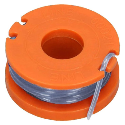 SPARES2GO 2.5m Line & Spool compatible with McGregor Strimmer Trimmer