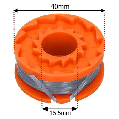 SPARES2GO 2.5m Line Spool compatible with McGregor Strimmer Trimmer