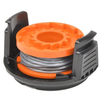 Orange Spool Cap & Line Set For Black & Decker Trimmer Strimmer