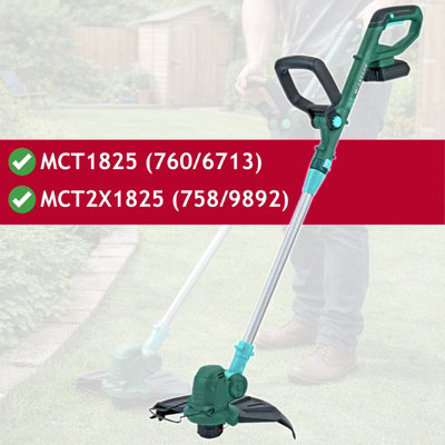 Fadenspule Mit Abdeckung Für McGregor MCT1825 Rasentrimmer – 2,5 M Schnur, 1,5 Mm, 6 Sets