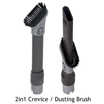 Qwick 2-in-1 Dusting Brush Crevice Tool 35mm Compatible