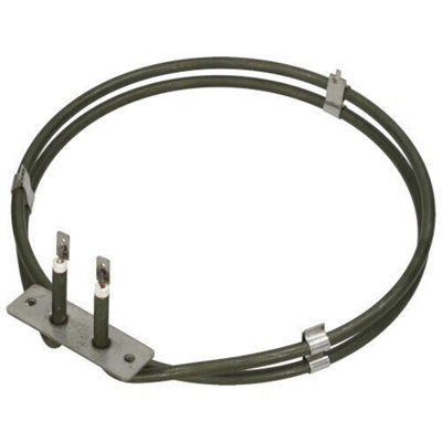 SPARES2GO 2 Turn Heater Element compatible with Zanussi Fan Oven Cooker (1900w, 230V)