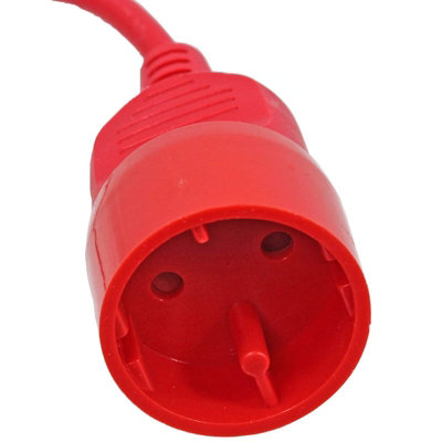 SPARES2GO 20m Mains Power Cable UK 3 Pin Plug compatible with McGregor MEH1533A M3E1233RA Lawnmower