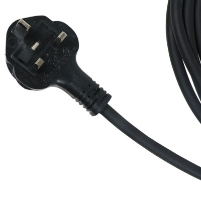 SPARES2GO 240v Cable Power Lead 3 Pin Plug Compatible with Belle Minimix 150 M16 Cement Mixer (3m)