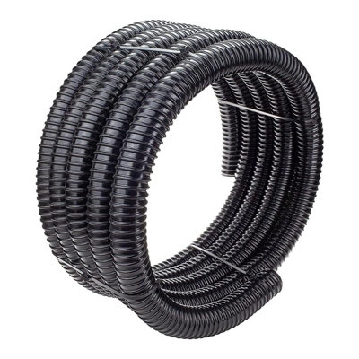 SPARES2GO 25mm Flexible Fish Pond Hose Pipe Flexi Marine Pump  (5 Metres)