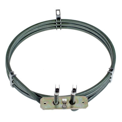 SPARES2GO 3 Turn Heater Element compatible with CDA Fan Oven Cooker (2500W, 230v)