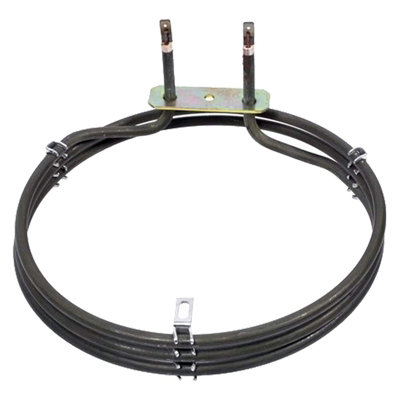 SPARES2GO 3 Tournez Circulaire Élément Chauffant Compatible Avec Kenwood Fan Four/Cuisinières (2500W