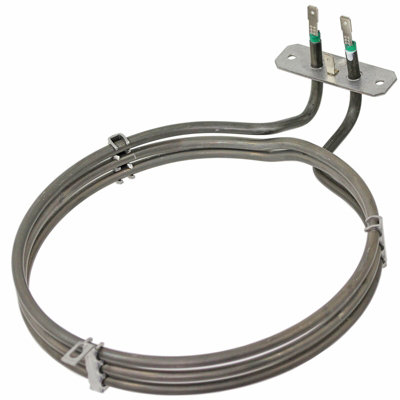 SPARES2GO 3 Turn Heating Element compatible with Rangemaster Leisure Flavel 55 90 110 Fan Oven Cooker (2500W)