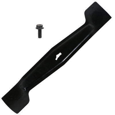 SPARES2GO 37cm Metal Blade compatible with Qualcast Lawnmower