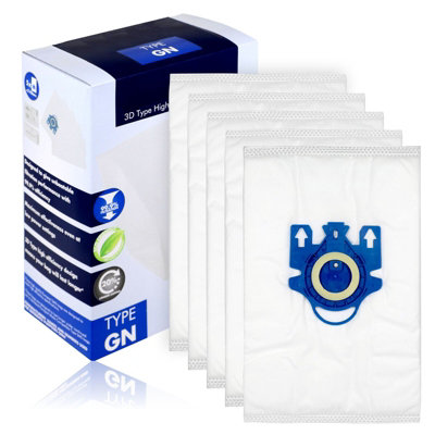 SPARES2GO 3D Bags compatible with Miele GN C1 C2 C3 S5261 S6210 S8320