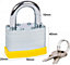 SPARES2GO 3ft Sleeved Security Steel 10mm Lock Chain + Padlock