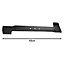 SPARES2GO 43cm Metal Blade compatible with Bosch Rotak 43Li Ergoflex Lawnmower