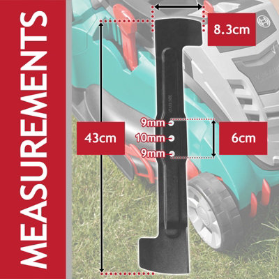 Lame De Tondeuse Pour Sabo Longueur De Coupe 43 Cm - Lames