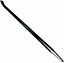 SPARES2GO 5 Piece Crowbar Long Wrecking Crow Bar Steel Flat Large Pry Kit + Safety Goggles