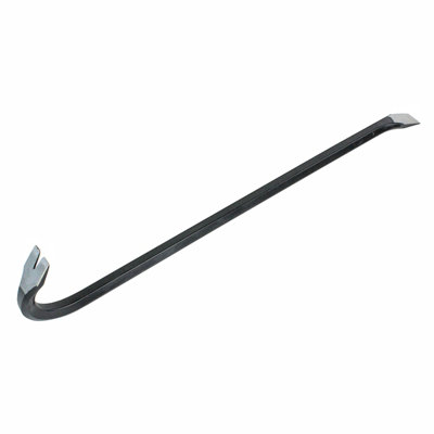 Silverline Long Crowbar Pry Bar - 10 To 36 Inch - Steel Wrecking Bar For Nail Pulling
