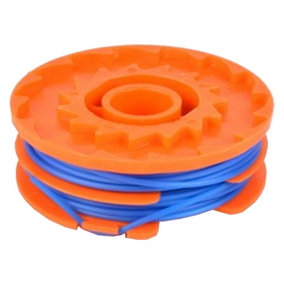 SPARES2GO 5m Twin Line & Spool compatible with Qualcast Trimmer Strimmer