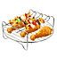 SPARES2GO 7 Inch Round Shelf Rack compatible with Ninja Foodi OP100 0P300 OP350 Multi Cooker Air Fryer