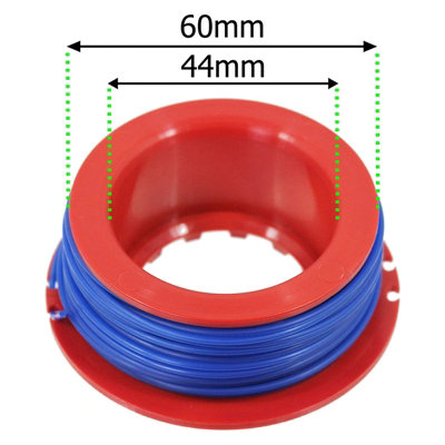 SPARES2GO 7m Line & Spool compatible with Flymo ET21 Mini Trim ST Strimmer Trimmer