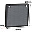 SPARES2GO Activated Carbon HEPA Filter compatible with Aironic AP40 40W Air Purifier