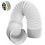 SPARES2GO Air Conditioner Hose Pipe PVC Duct Extension Kit (6m, 5")