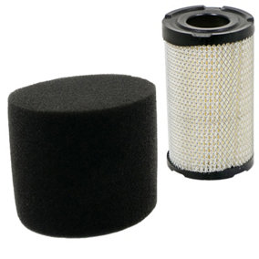 SPARES2GO Air Filter for Tecumseh Fits Qualcast AQ148 Lawnmower Engine Filters Kit