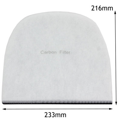 Lot De 2 Filtres à Charbon Actif Pour Déshumidificateurs EBAC – Compatible 2000e, 2200e, 2400e, 2600e, 2800e, Etc. - 12