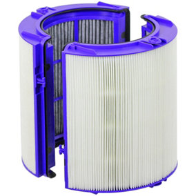 SPARES2GO Air Purifier HEPA Carbon Filter compatible with Dyson Pure Hot Cool Humidifier Fan