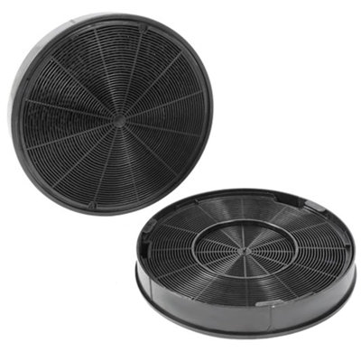 SPARES2GO Anti-Geur Koolstoffilters compatibel met Rangemaster Afzuigkap (200 x 30 mm, 2 Stuks