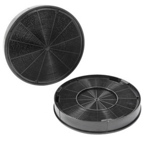 SPARES2GO Anti-Odour Charcoal Carbon Filters compatible with Rangemaster Cooker Hood Vent (200 x 30 mm, Pack of 2)