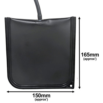 SPARES2GO Appliance Lifter Air Wedge Shim Levelling Shock Absorber Inflatable Stabiliser Bag