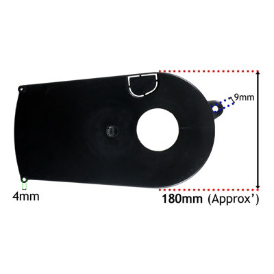 SPARES2GO Belt Guard Cover compatible with Mountfield SP180 SP183 SP470 HL454SP Lawnmower