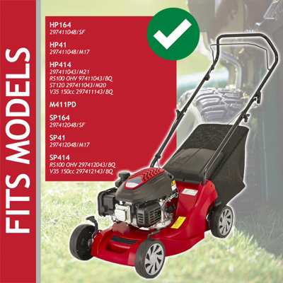 Mountfield hp414 petrol lawn mower 39cm hot sale